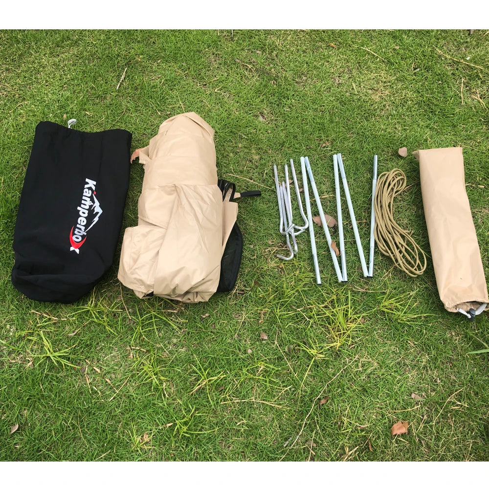 Kamperbox MT380 Moisture Proof Camping Tent B3 Micro Mesh Single Person Tent Glass Fiber Pole PU Polyester Bottom Outdoor Tent