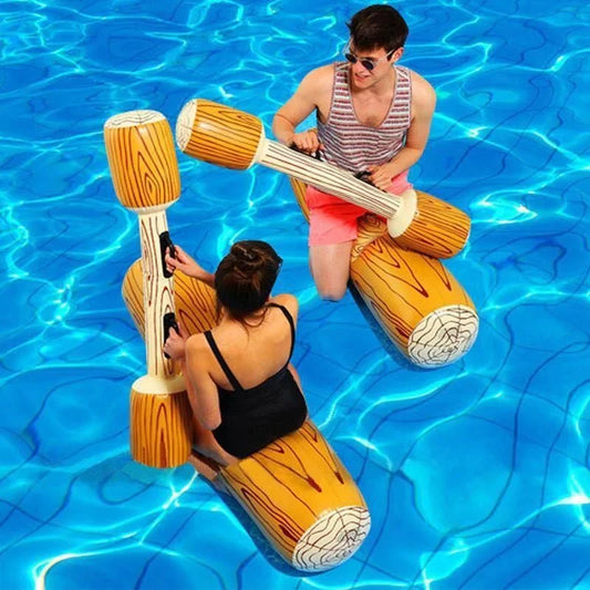 Inflatable Pool Floats, Pool Rafts Row Toys For 2 Players Adults Children Summer Pool Party Floating Toys for Kids