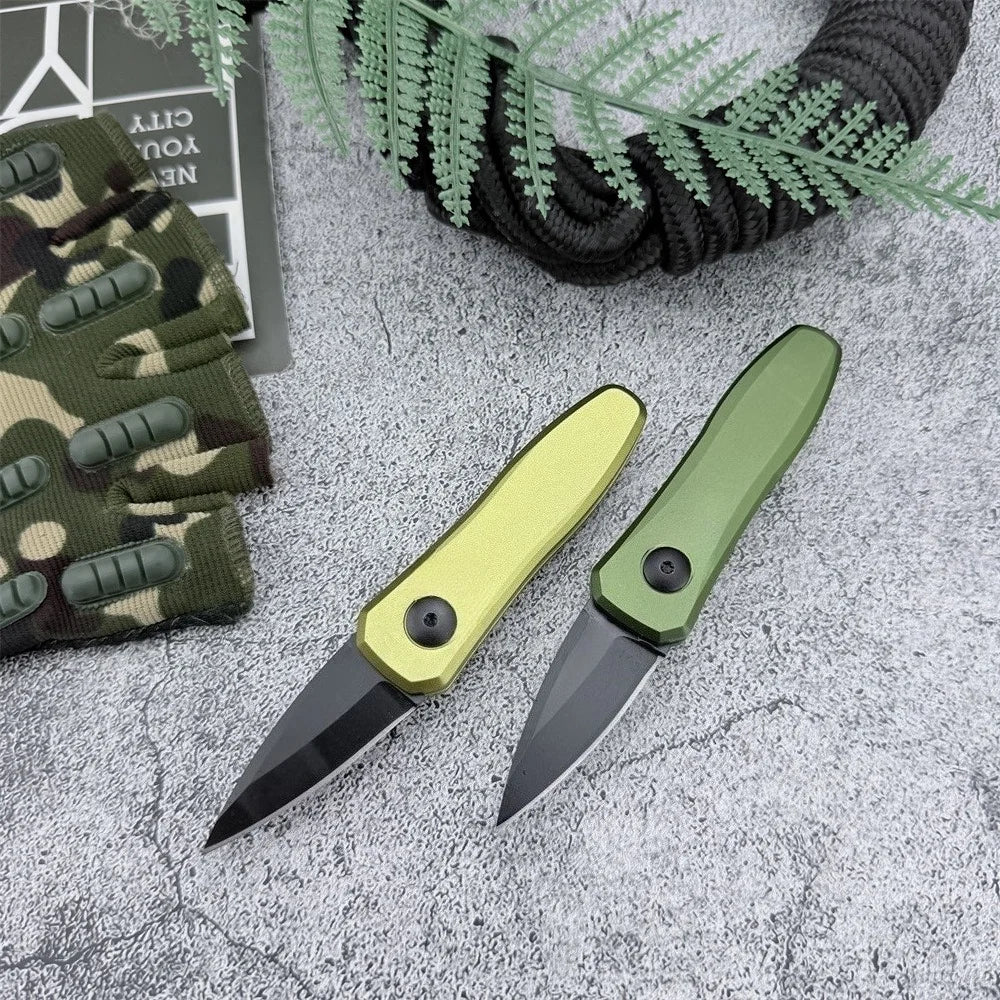 Portable Folding Knife Everyday Hiking Travel 8Cr13MoV Blade Aluminum Alloy Handle Outdoor Camping Hiking Mountaineering Tool