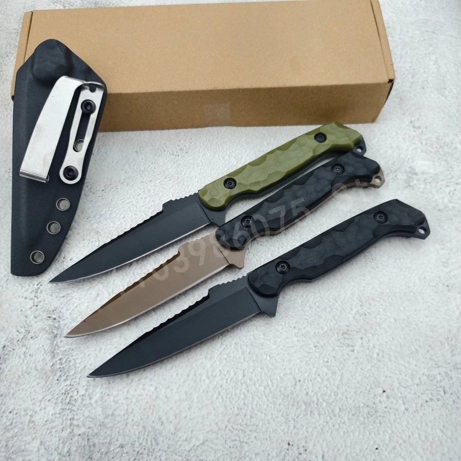 TO//OR Field Rescue Knife 7Cr13Mov Blade and Nylon Fiber Handle Suitable for Outdoor Camping Daily Emergency Carrying Men's Gift