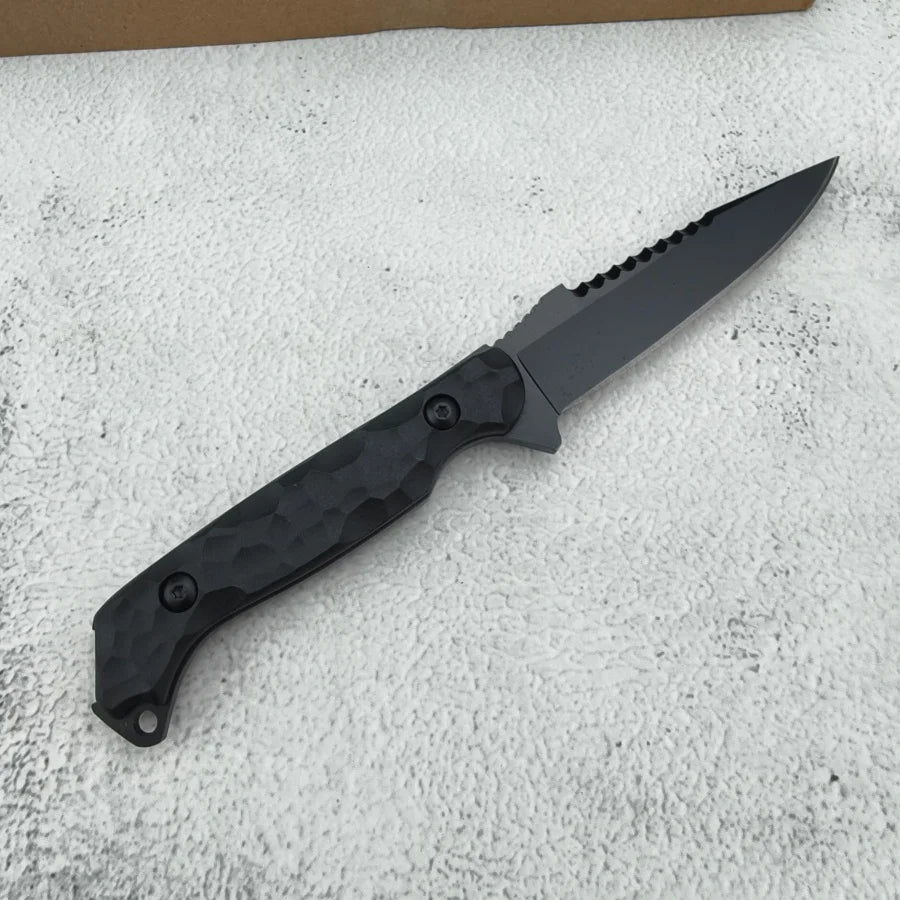 TO//OR Field Rescue Knife 7Cr13Mov Blade and Nylon Fiber Handle Suitable for Outdoor Camping Daily Emergency Carrying Men's Gift