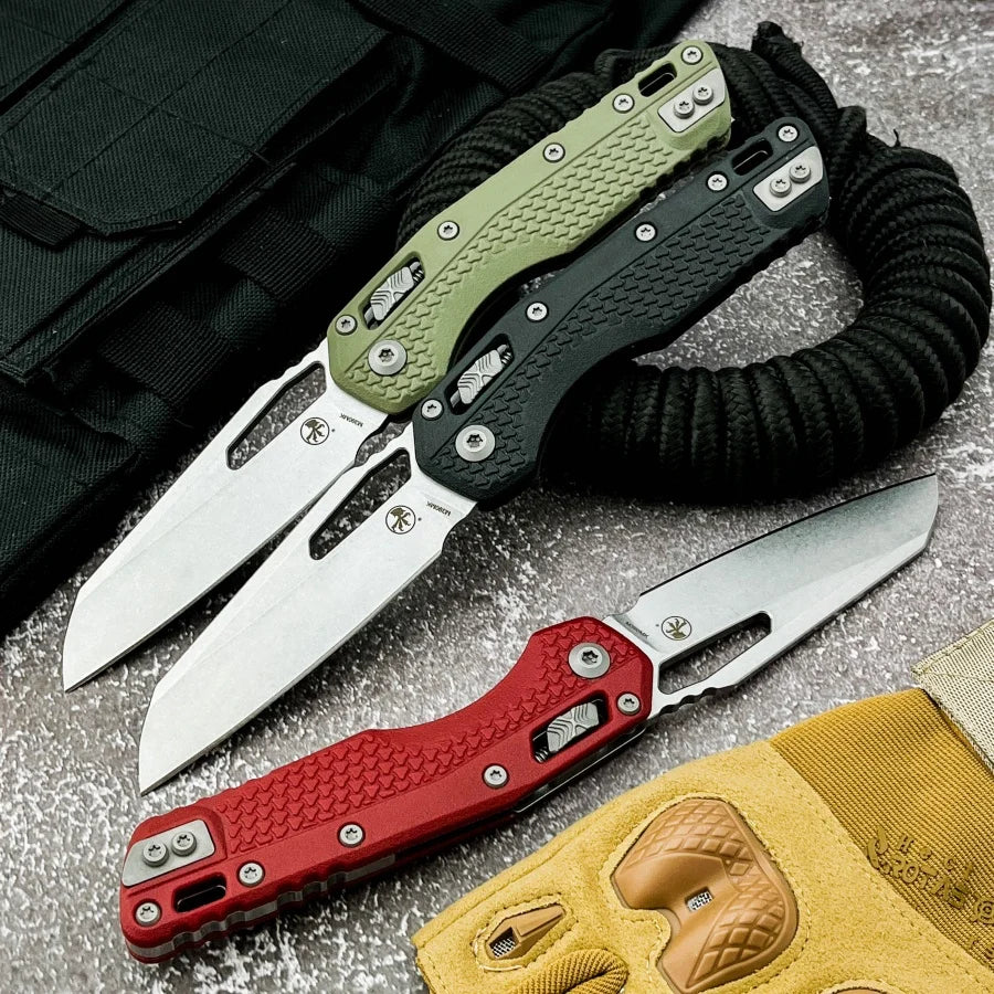 MSI-1 High Hardness Pocket Knife with 440c Blade Nylon Fiber Handle High Hardness Sharp Outdoor Camping Foldable Portable Knife