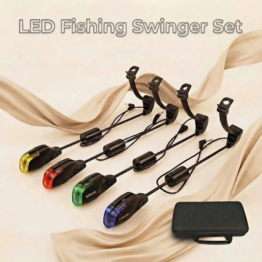 Hirisi Carp Fishing Alarm Swingers LED Light Indicator Removable Base Seat for Fishing Alarms Bite Indicator B2011