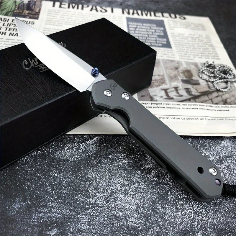 Chris Reeve Folding Pocket Knife Outdoor EDC Hunting Survival Knives Camping Fishing Durable Hand Tool with Clip
