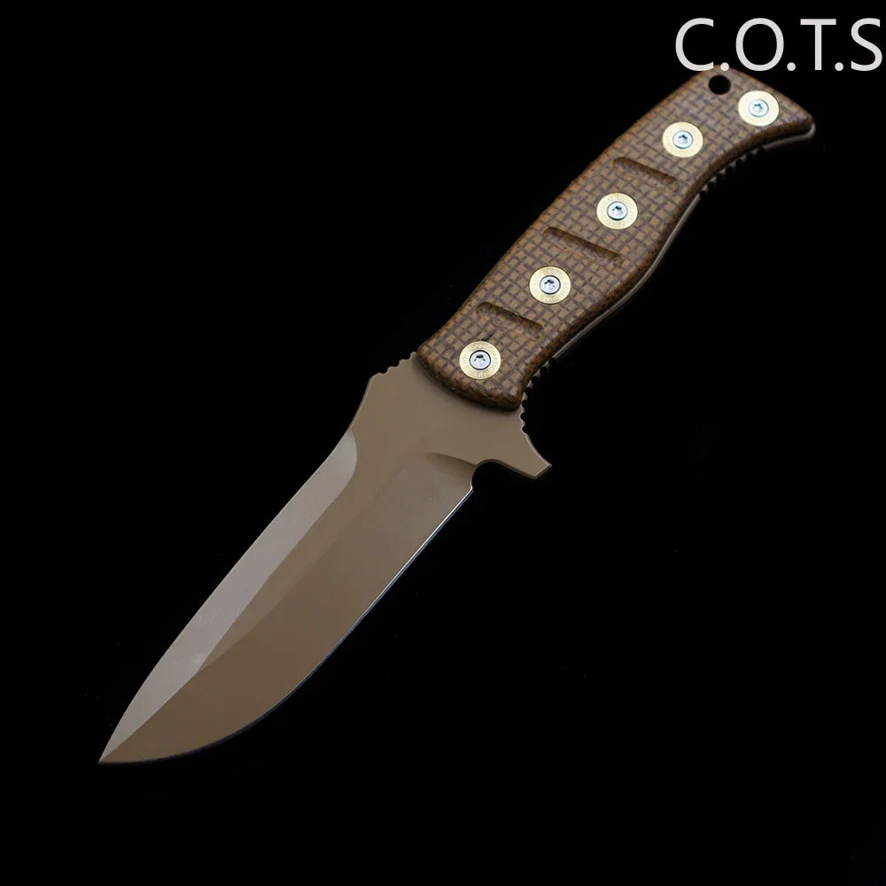 BM 375 Shane Sibert Adamas Fixed Blade Knife Micarta Handle Sheath Outdoor Camping Hunting Pocket EDC Tool Knife
