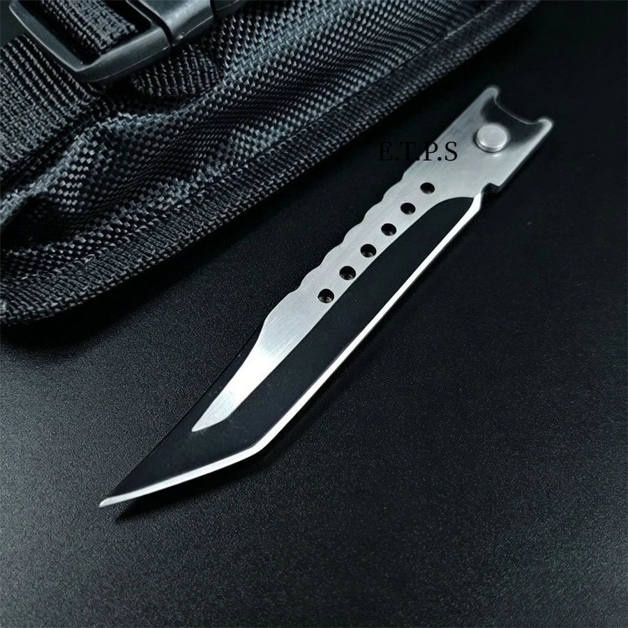 Green Mic Hunter Pocket Folding EDC Knife 440C Steel Blade Zinc Alloy Handles Outdoor Camping Survival Multi-purpose Tools