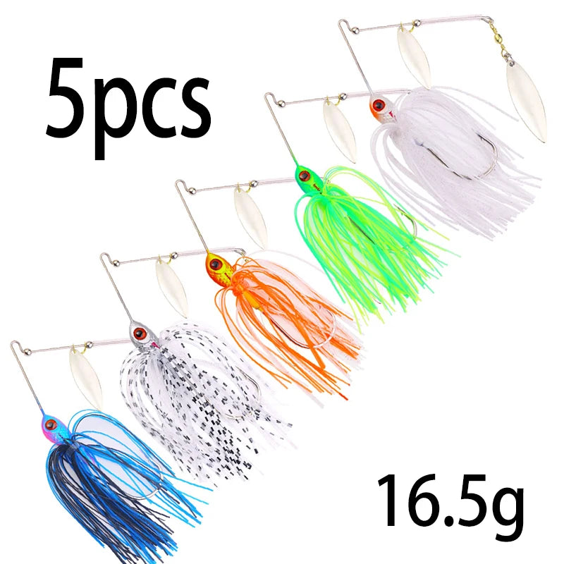 Hengjia 10g Weedless Skirted Bass Jig Finesse Flipping Jig Swim Jig Carp Freshwater Fishing Football Jig Fishing Tackle