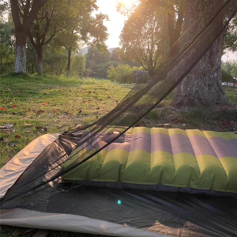 Kamperbox MT380 Moisture Proof Camping Tent B3 Micro Mesh Single Person Tent Glass Fiber Pole PU Polyester Bottom Outdoor Tent