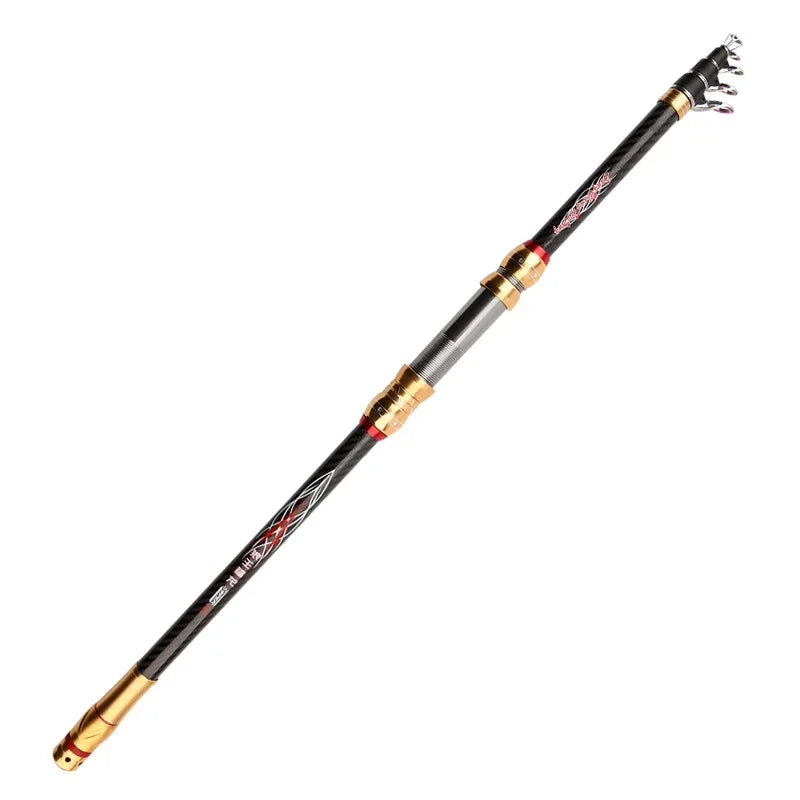 Telescopic Surf Spinning Rod 2.1/2.4/2.7/3.6/3.9/4.2/4.5m Power80-200g 36T Carbon Travel Surfcasting Shore Casting Fishing Pole