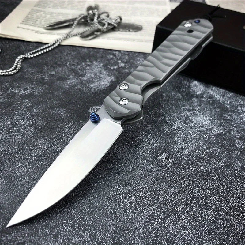 Chris Reeve Folding Pocket Knife Outdoor EDC Hunting Survival Knives Camping Fishing Durable Hand Tool with Clip