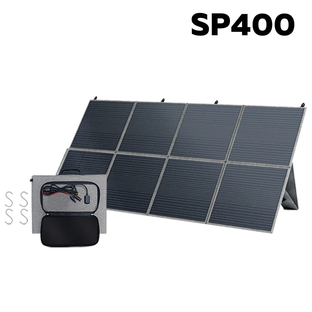 CTOLITY 400W 200W 100W Portable Solar Panel, Foldable Solar Power System for Solar Generator, Camping, RV Travel, 23% High Effic