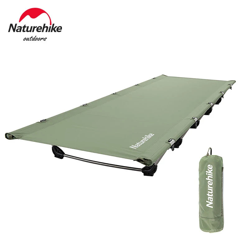 Naturehike Xjc05 Folding Bed Compact Ultralight Camping Bed Fishing Beach Travel Bed Outdoor Sleeping Cots Portable Camping Cot