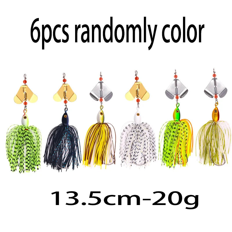 Hengjia 10g Weedless Skirted Bass Jig Finesse Flipping Jig Swim Jig Carp Freshwater Fishing Football Jig Fishing Tackle