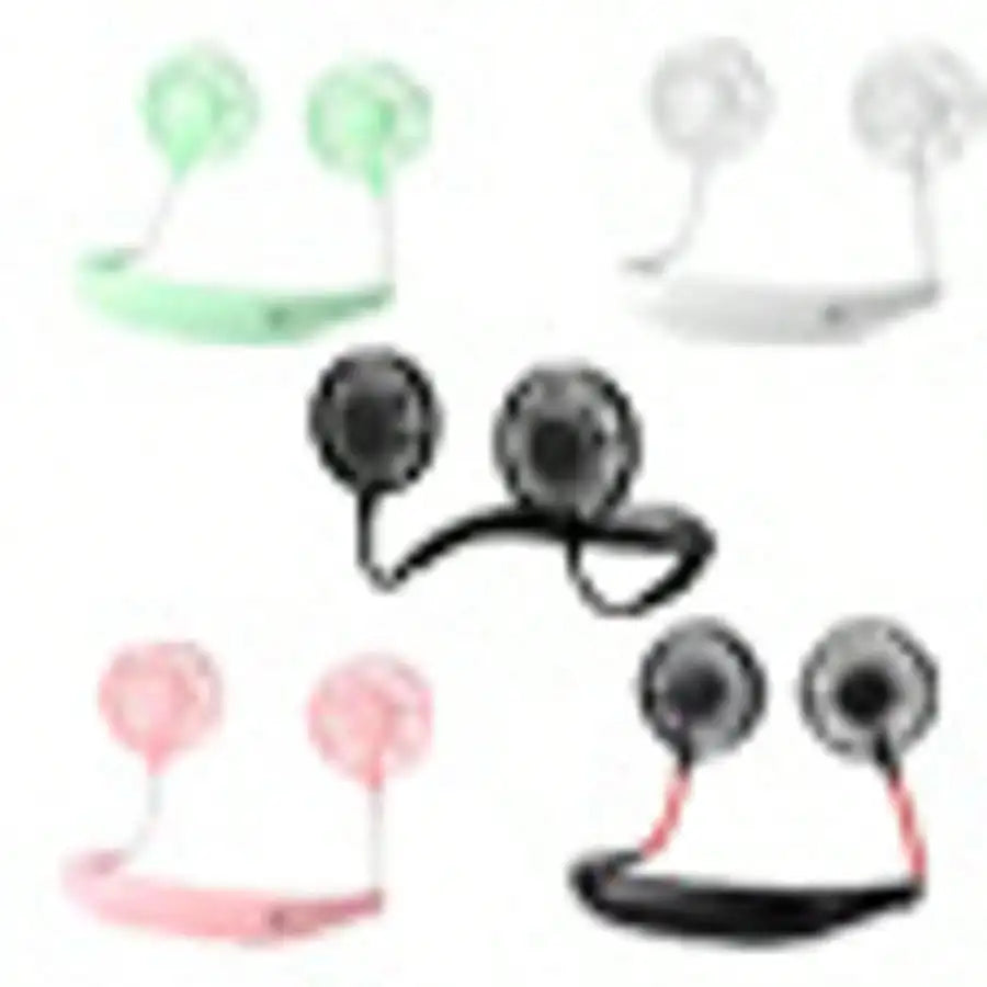 Portable Neck Fan, Wearable Hands-Free Personal Fan, Essential Cooling Fan For Summer Home, Office, Outdoor, Sports, Beach, Camping, Travel, Holiday Travel