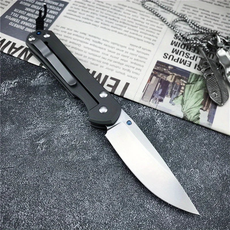 Chris Reeve Folding Pocket Knife Outdoor EDC Hunting Survival Knives Camping Fishing Durable Hand Tool with Clip