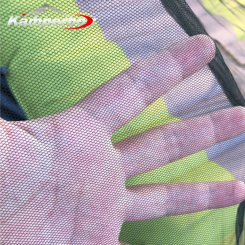 Kamperbox MT380 Moisture Proof Camping Tent B3 Micro Mesh Single Person Tent Glass Fiber Pole PU Polyester Bottom Outdoor Tent