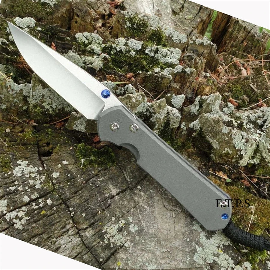 Chris Reeve Folding Pocket Knife Outdoor EDC Hunting Survival Knives Camping Fishing Durable Hand Tool with Clip