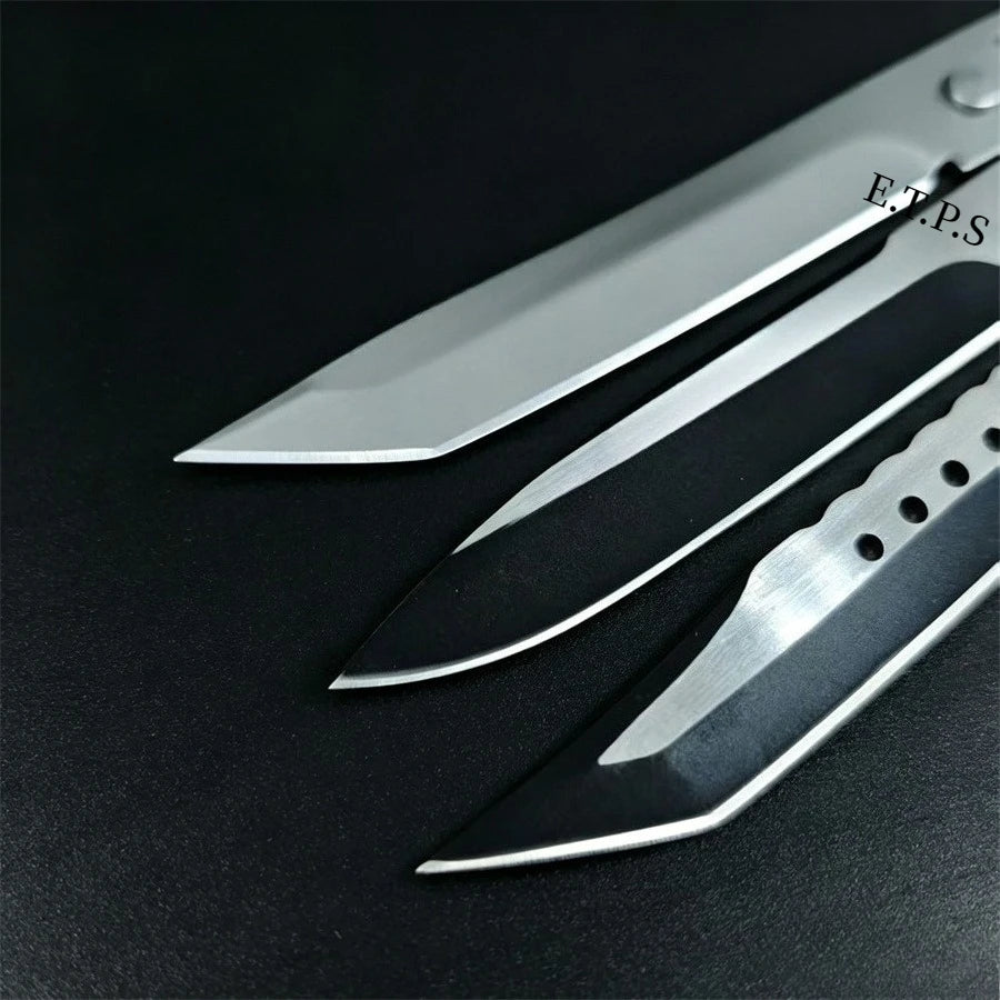 Green Mic Hunter Pocket Folding EDC Knife 440C Steel Blade Zinc Alloy Handles Outdoor Camping Survival Multi-purpose Tools