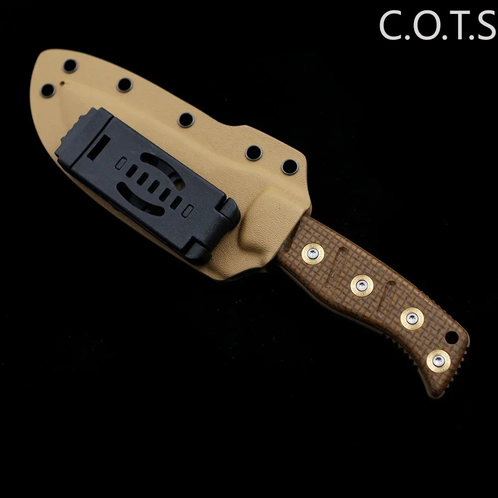 BM 375 Shane Sibert Adamas Fixed Blade Knife Micarta Handle Sheath Outdoor Camping Hunting Pocket EDC Tool Knife